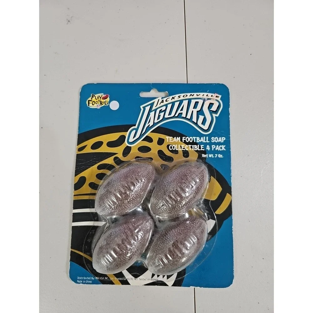 Vintage Jacksonville Jaguars‎ Football Bar Soap 4 Pack